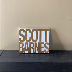 Scott Barnes eyeshadow palette